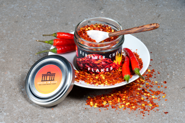 chili Flocken im Glas